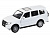 Машина ''АВТОПАНОРАМА'' Mitsubishi Pajero 4WD Tubro, белый, 1/43, инерция, в/к 17,5*12,5*6,5 см