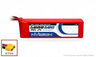 LiPo 5000mAh 2S 7.4V 60C NVISION