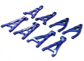 Комплект алюм. рычагов (синий) для Traxxas 1/16 E-Revo