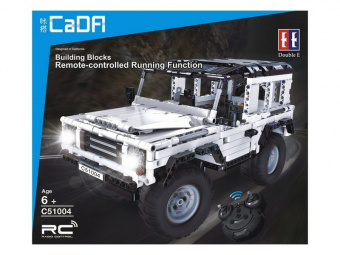 Радиоуправляемый конструктор CaDA Technic джип (533 детали)