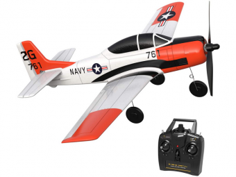 Радиоуправляемый самолет Volantex RC 761-9 T28 400мм 2.4G 4ch LiPo RTF with Gyro