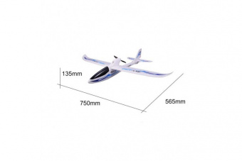 Радиоуправляемый планер Sky King 6-AXIS GYRO 2.4G Синий