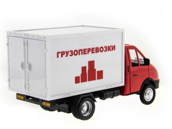Машина ''АВТОПАНОРАМА'' ГАЗель (грузоперевозки) 1/28, в/к 24*14*12 см