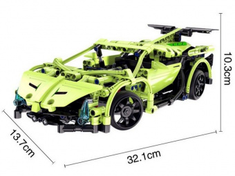 Радиоуправляемый конструктор CaDA Technic спортивная машина (453 детали)