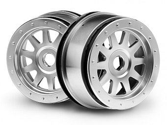 Диски ралли 1/5 - TR10 MATTE CHROME (120x60мм/2шт)