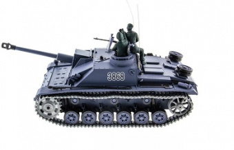 Радиоуправляемая самоходная установка Heng Long 1:16 Sturmgeschutz III 2.4GHz
