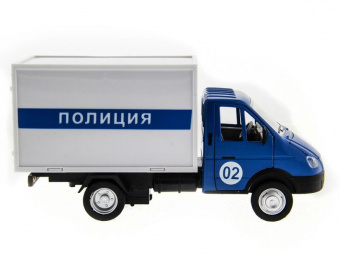 Машина ''АВТОПАНОРАМА'' ГАЗель (полиция) 1/28, в/к 24*14*12 см