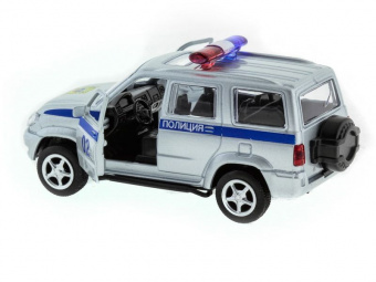 Машина ''АВТОПАНОРАМА'' инерц. УАЗ Патриот (полиция) 1/50, в/к 12*7*5,5 см