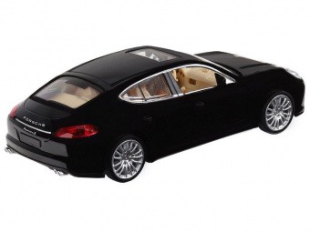 Машина ''АВТОПАНОРАМА'' Porsche Panamera S, черный, 1/32, свет, звук, инерция, в/к 17,5*13,5*9 см