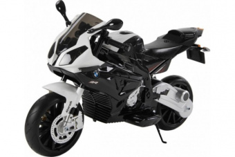 Детский электромобиль мотоцикл BMW S1000PR на аккумуляторе 12V цвет черный
