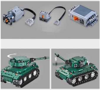 Радиоуправляемый конструктор CaDa Танк C51018W (313 деталей)