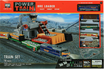 Железная дорога Ore Loader погрузка щебня (1067 см)