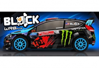 Ралли 1/8 электро - WR8 FLUX (Влагозащита, кузов Ford Fiesta H.F.H.V.) Ken Block (NEW)