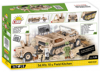 Конструктор COBI SD.KFZ.10 & FIELD KITCHEN COBI-2272 367 PCS
