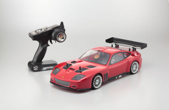Радиоуправляемый автомобиль Kyosho 1:10 GP FW-06 Race Spec Ferrari 575 GTC 4WD 2.4 Ghz, ДВС,  RTR