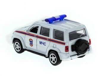 Машина ''АВТОПАНОРАМА'' инерц. УАЗ Патриот (МЧС) 1/50, в/к 12*7*5,5 см