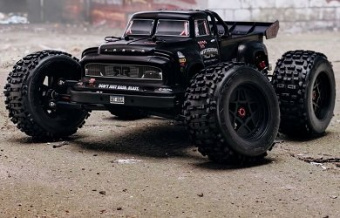 Монстр ARRMA 1:8 NOTORIOUS 6S V5 4WD BLX RTR (чёрный)