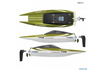 Радиоуправляемый катер Feilun Racing Boat RTR 2.4G Fei Lun FT016