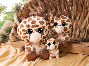 Мягкая игрушка NICI Жираф Халла, брелок 9 см