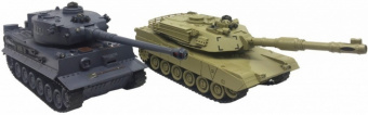 Танковый бой TIGER + Abams