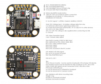 Полетный контроллер MATEKSYS F405-mini