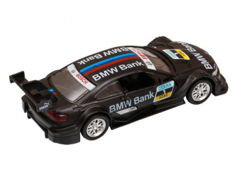 Машина АВТОПАНОРАМА BMW M3, DTM, 1/42, черный, инерция, откр. двери, в/к 17,5*12,5*6,5 см
