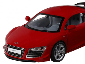 Машина ''АВТОПАНОРАМА'' Audi R8 GT, красный, 1/32, свет, звук, инерция, в/к 17,5*13,5*9 см