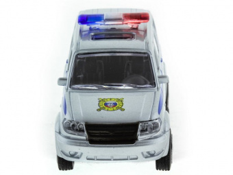 Машина ''АВТОПАНОРАМА'' инерц. УАЗ Патриот (полиция) 1/50, в/к 12*7*5,5 см
