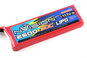 Li-Po 11.1V(3s) 2500mAh 30C Deans plug  Soft Case
