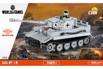 Конструктор COBI Танк Tiger I (Тигр) COBI-3000B