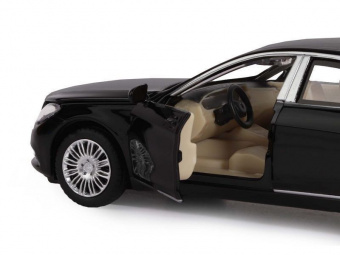 Машина ''АВТОПАНОРАМА'' Mercedes-Benz S600, черный, 1/32, свет, звук, инерция, в/к 17,5*13,5*9 см