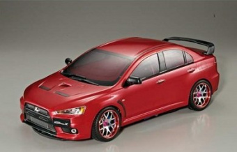 Кузов Killerbody окрашенный 1:10 Red Lancer EVOLUTION X