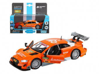 Машина ''АВТОПАНОРАМА'' Audi RS 5 DTM,оранжевый, 1/32, свет, звук, инерция, в/к 17,5*13,5*9 см