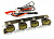 Realistic Roof Top Sport LED (4) Light Set 107mm Wide for 1/10 Scale Off-Road Vehicles