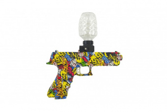 Пистолет Desert Eagle Mini стреляющий орбизами Желтый