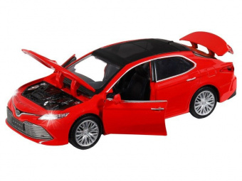 Машина ''АВТОПАНОРАМА'' Toyota Camry, красный, 1/32, свет, звук, инерция, в/к 17,5*13,5*9 см