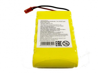 Аккумулятор Ni-Cd 400mAh, 7.2V, JST для Huina 1550