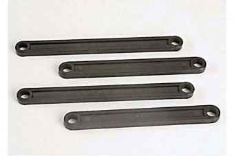 Camber link set (plastic/ non-adjustable) (front & rear) (black)