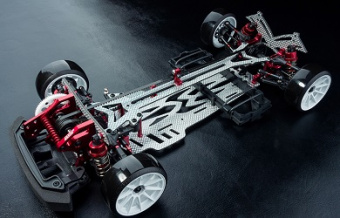 FS-01D 1/10 Scale Front Motor 4WD Electric Drift Car KIT (red)