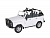 Машина ''АВТОПАНОРАМА'' УАЗ-469, 1/24, белый, свет, звук, инерция, в/к 22*12*11 см