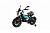 Детский электромобиль мотоцикл Harley Davidson Сине-белый