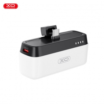 Мобильное устройство для быстрой зарядки с подсветкой и держателем 5 000 mAh (USB-C) PR244 Черный