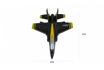 Радиоуправляемый самолет F35 Fighter 2.4G FX635 Черный