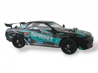 Радиоуправляемая машина для дрифта Remo Hobby RACING & DRIFT (черно-зеленая) 4WD 2.4G 1/14 RTR