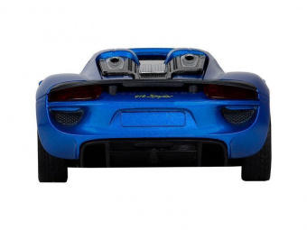 Машина АВТОПАНОРАМА Porsche 918 Spyder, 1/24, синий,  свет, звук, в/к 24,5х12,5х10,5 см
