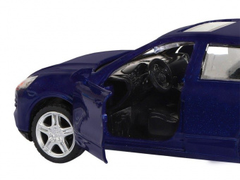 Машина ''АВТОПАНОРАМА'' Porsche Cayenne S, синий перламутр, 1/43, инерция, в/к 17,5*12,5*6,5 см