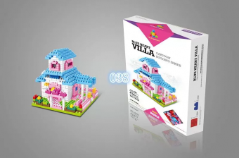 Конструктор из блоков Blue Heart VILLA (YZ038)