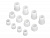 BUSHING SET FOR ALUMINIUM C HUB