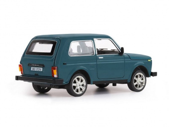 Машина ''АВТОПАНОРАМА'' ВАЗ 21214, 1/22, синий, инерция, в/к 24,5x12,5x10,5 см