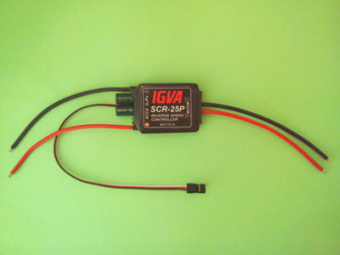 Коллекторный регулятор реверсный SCR-25P(3LiPo; Pb-12V)